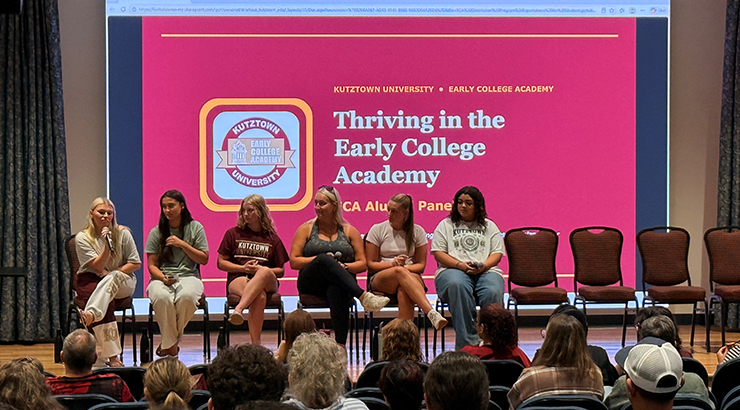 panel of students