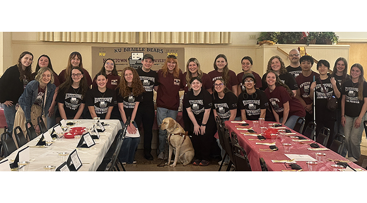 Group Photo of the KU Braille Bears Club