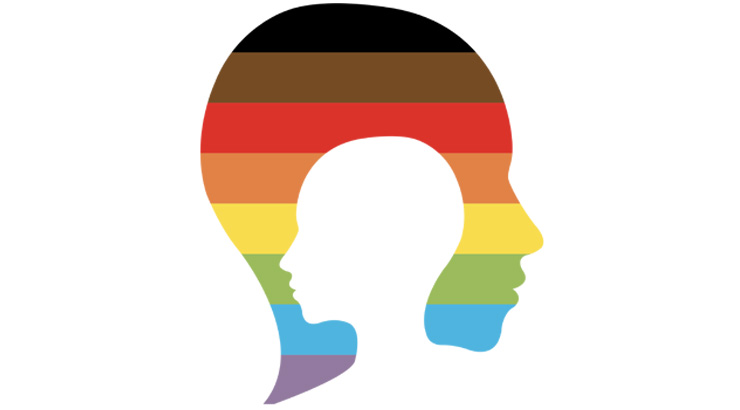 Logo for Gender & Sexual Minorities Conference. Well-Being. Being-Well.