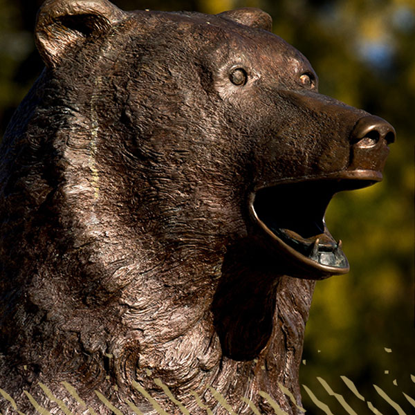 Bear Head statue