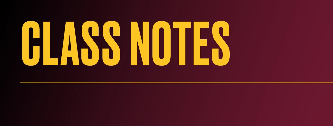 Class Notes