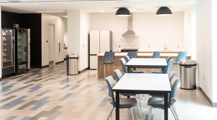 Johnson Hall lounge space