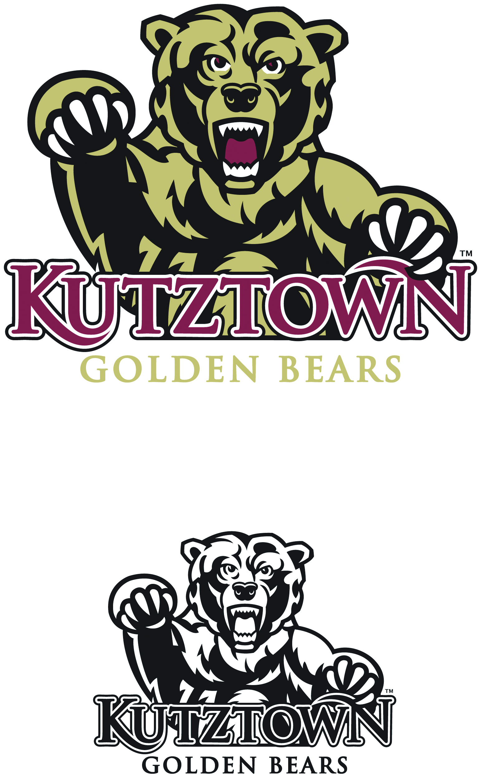 Chrome Metal with Domed Graphics WinCraft Kutztown University Golden Bears Premium Auto Emblem Decal