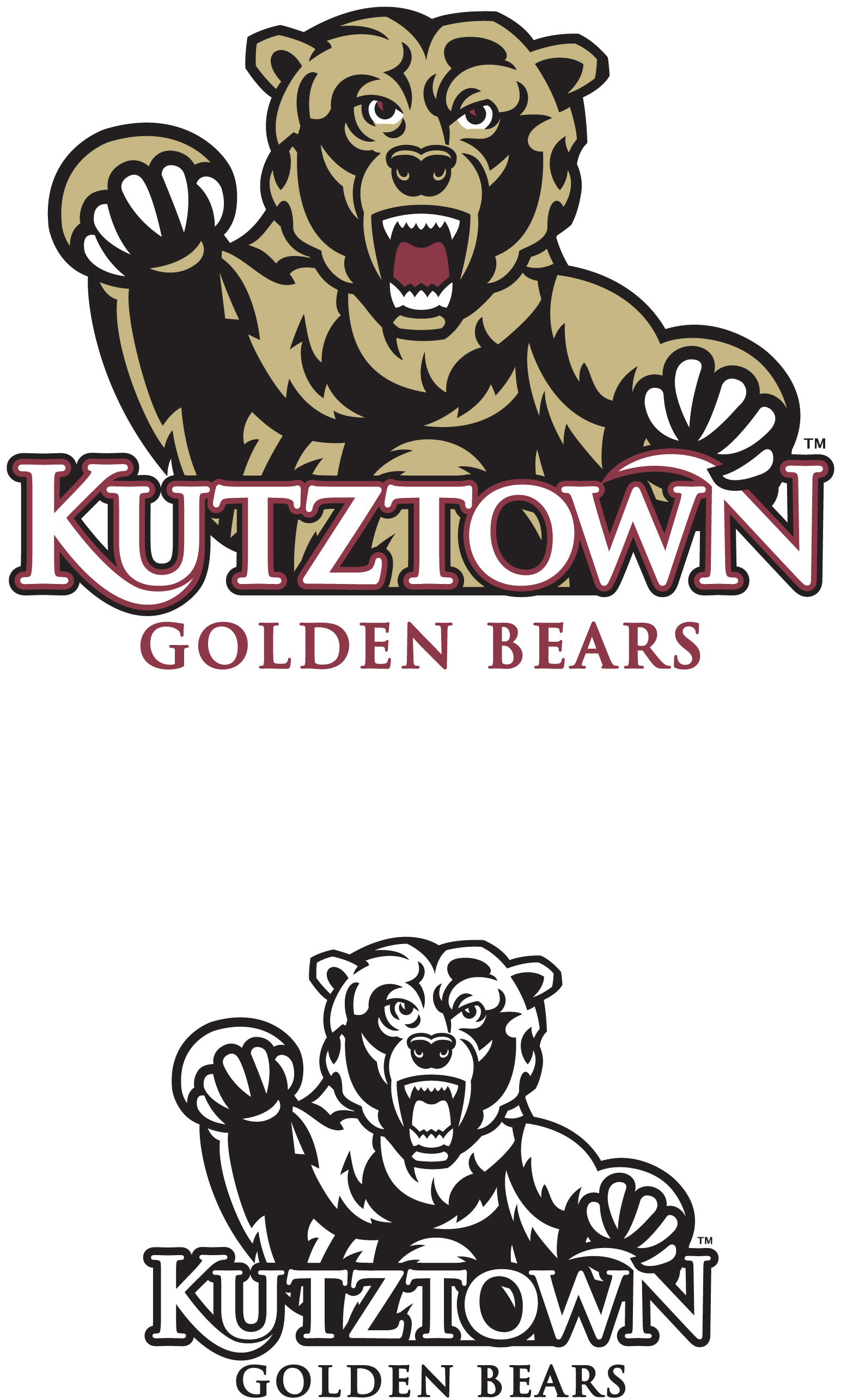 Chrome Metal with Domed Graphics WinCraft Kutztown University Golden Bears Premium Auto Emblem Decal